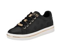 Guess Tenis Stasey para Mujer, Negro 001, 38.5 EU