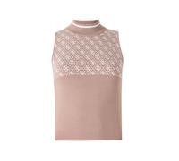 GUESS Top de punto 'LISE' beige oscuro / blanco S beige oscuro / blanco