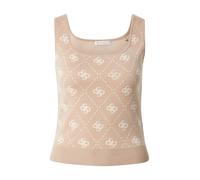 GUESS Top de punto 'SARAH' capuchino / blanco L capuchino / blanco