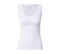 GUESS Top 'RAISSA' transparente / blanco Mujer GUESS S transparente / blanco