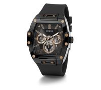 Guess Trend Casual Tonneau Diamond - Reloj de 43 mm para Hombre, Negro/Negro/Bronce/Negro, Talla única, Phoenix