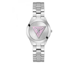 Guess Tri Plaque Reloj de Acero Inoxidable para Mujer