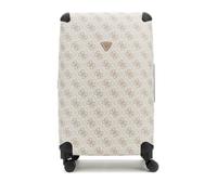 GUESS Trolley Berta Travel 4G Logo spinnerL espandibile OB8688988 Dark Taupe Logo