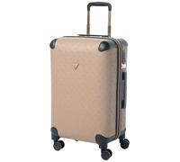 GUESS Trolley Wilder 22 IN 8-Wheeler Dark Taupe Logo marrón Topo 64cm