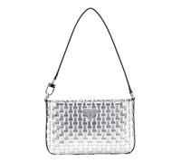 GUESS Twiller Mini Top Zip Shoulder Bag Silver