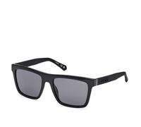Guess Gafas de sol GU00166 C55 – Hombre, cuadrada inyectada – Negro brillante/Negro mate