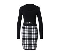 GUESS Vestido 'Coraline' gris / negro / blanco 38 gris / negro / blanco