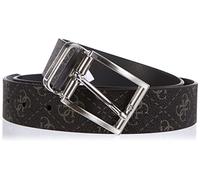GUESS Vezzola Adj & Rev Be Cinturón, Color Negro, Talla única para Hombre