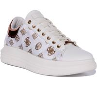 Guess Vibo 4G Bronce Con Lazo Para Mujeres Trainer Blanco Bronce EU 36-42