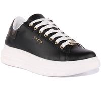 GUESS Vibo Cuero Genuino Suela Gruesa Zapatillas Negro Mujer Ru 3-8
