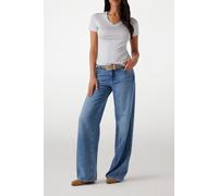 GUESS Vn Ss Light Basic Te Nimbus Blue Talla: XL | Camisetas de Seda Outlet | Mujer | Azul