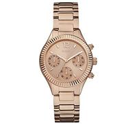 Guess W0323L3 - Reloj de Cuarzo para Mujer, Correa de Acero Inoxidable Chapado Color Oro Rosa