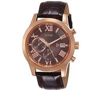 Guess W0669G1 - Reloj para Caballero cronógrafo, Movimiento de Cuarzo, de Piel