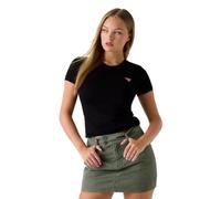 Guess Camiseta de mujer Mini Triangle W2YI44 J1314 Rojo/Negro/Plata XS