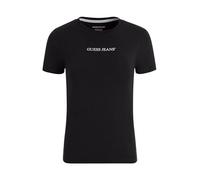 GUESS JEANS Camiseta negro / blanco M negro / blanco