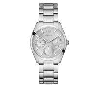 Guess Reloj GW0760L1 Multiesfera de cuarzo con correa de acero inoxidable para mujer Plata