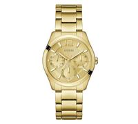 Guess Reloj multiesfera para mujeres GW0760L2 cuarzo correa acero inoxidable Dorado