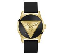 GUESS Watches Gents Badge Reloj para Hombre Analógico de Cuarzo con Brazalete de Silicona GW0781G4