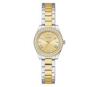 GUESS GD Mini Luna GW0841L2 - Reloj de pulsera para mujer, acero inoxidable, bicolor, Pulsera