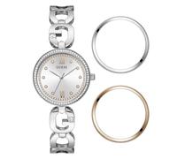 GUESS Watches Ladies Empower Reloj para Mujer Analógico de Cuarzo con Brazalete de Acero Inoxidable GW0693L1