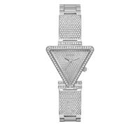 GUESS El Reloj Fame GW0644L1, Donde la Elegancia Encuentra la Simplicidad. Ccaja de Acero de 34 mm y Movimiento analógico. con Esfera Plateada y el Brazalete a Juego.