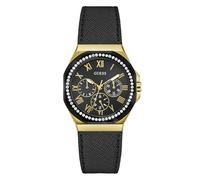 GUESS Watches Ladies Glaze Reloj para Mujer Analógico de Cuarzo con Brazalete de Piel de Vaca GW0753L4