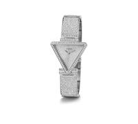 GUESS El Reloj Fame GW0644L1, Donde la Elegancia Encuentra la Simplicidad. Ccaja de Acero de 34 mm y Movimiento analógico. con Esfera Plateada y el Brazalete a Juego.
