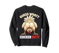 Guess What Chicken Butt Funny Chicken Men Women Kids Sudadera