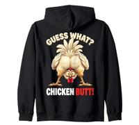 Guess What Chicken Butt Funny Chicken Men Women Kids Sudadera con Capucha