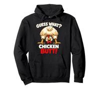 Guess What Chicken Butt Funny Chicken Men Women Kids Sudadera con Capucha
