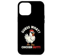 Guess What Chicken Butt Meme Funny Chicken Farmer Carcasa para iPhone 12 Pro MAX