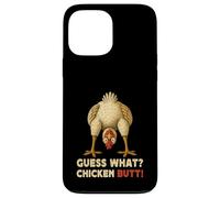 Guess What Chicken Butt Meme Funny Chicken Farmer Carcasa para iPhone 13 Pro MAX