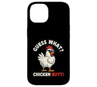 Guess What Chicken Butt Meme Funny Chicken Farmer Carcasa para iPhone 14