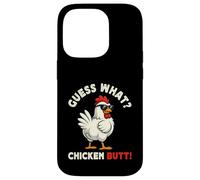 Guess What Chicken Butt Meme Funny Chicken Farmer Carcasa para iPhone 14 Pro