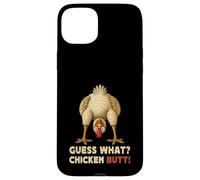 Guess What Chicken Butt Meme Funny Chicken Farmer Carcasa para iPhone 15 Plus