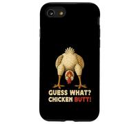 Guess What Chicken Butt Meme Funny Chicken Farmer Carcasa para iPhone SE (2020) / 7/8