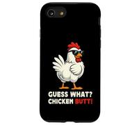 Guess What Chicken Butt Meme Funny Chicken Farmer Carcasa para iPhone SE (2020) / 7/8