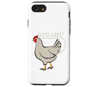 Guess What Chicken Farm Pet Chick Eggs Niños Hombres Mujeres Carcasa para iPhone SE (2020) / 7/8