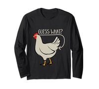 Guess What Chicken Farm Pet Chick Eggs Niños Hombres Mujeres Manga Larga