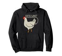 Guess What Chicken Farm Pet Chick Eggs Niños Hombres Mujeres Sudadera con Capucha
