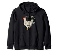 Guess What Chicken Farm Pet Chick Eggs Niños Hombres Mujeres Sudadera con Capucha