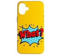 Guess What? Cool Pop Art Style Illustration Graphic Designs Carcasa para iPhone 16 Plus