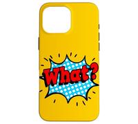 Guess What? Cool Pop Art Style Illustration Graphic Designs Carcasa para iPhone 16 Pro MAX