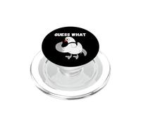 Guess What Lonesome Paloma Blanca Paloma Pájaro Hombres Mujeres Niños PopSockets PopGrip para MagSafe