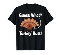 Guess What Turkey Butt for Thanksgiving Camiseta gráfica económica