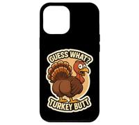 Guess What Turkey Butt Funny Thanksgiving Joke Kids Quote Carcasa para iPhone 12 Pro MAX