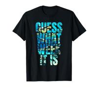 Guess What Week It Is Funny Shark Ocean Wildlife Camiseta