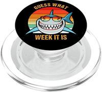Guess What Week It Is Funny Shark Regalo para Hombres, Mujeres y niños PopSockets PopGrip para MagSafe