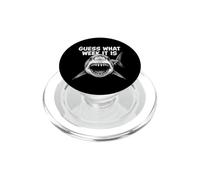 Guess What Week It Is Vintage Shark Lover Shark Meme PopSockets PopGrip para MagSafe