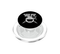 Guess What Week It Is Vintage Shark Lover Shark Meme PopSockets PopGrip para MagSafe